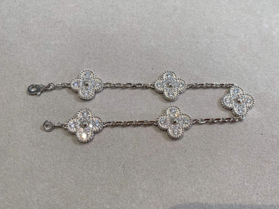 ヴァン クリーフ&アーペル ヴィンテージ アルハンブラ ブレスレット、5モチーフ 、Van Cleef & Arpels VCARA41500 ｜本日限定特価｜新品未使用-WTO輸入1