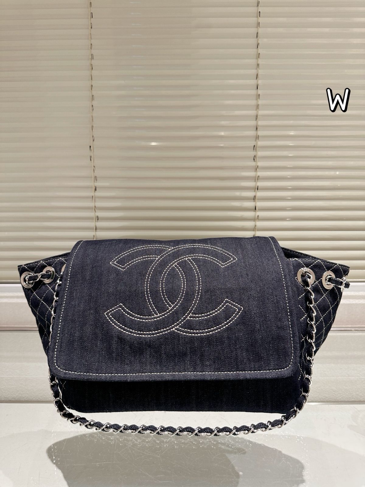 【今日特価】Vintage CHANEL デニム トートバッグ-WTO輸入2