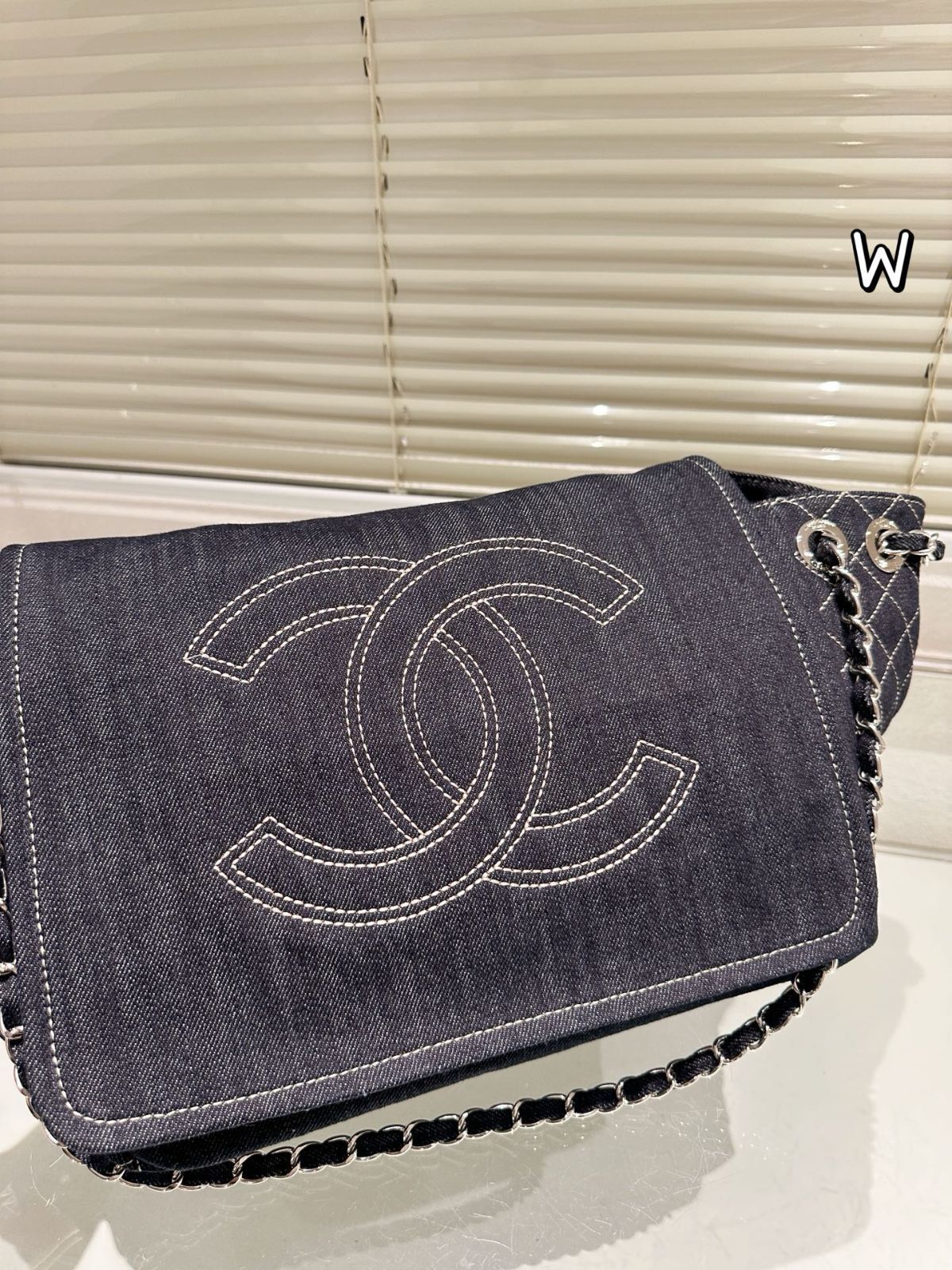 【今日特価】Vintage CHANEL デニム トートバッグ-WTO輸入2