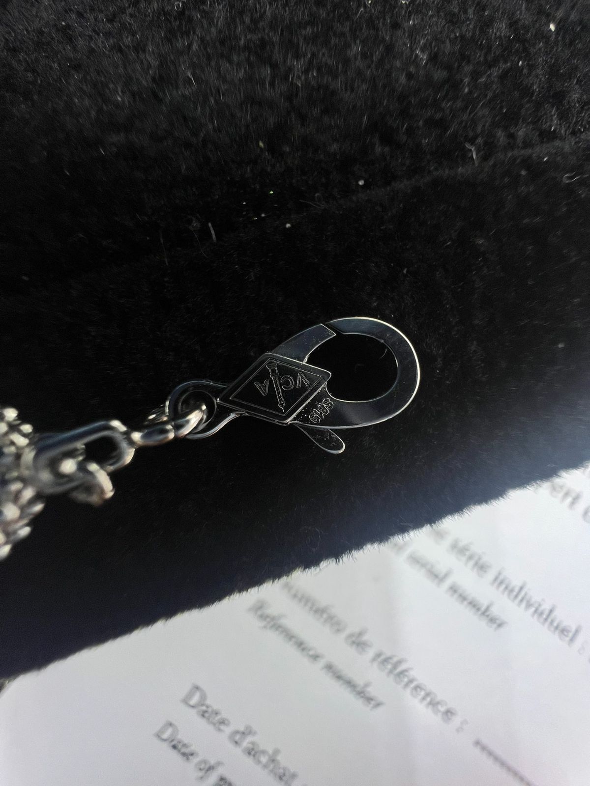 [Van Cleef & Arpels] ヴァンクリーフ＆アーペル 四つ葉のクローバー カルセドニー ブレスレット