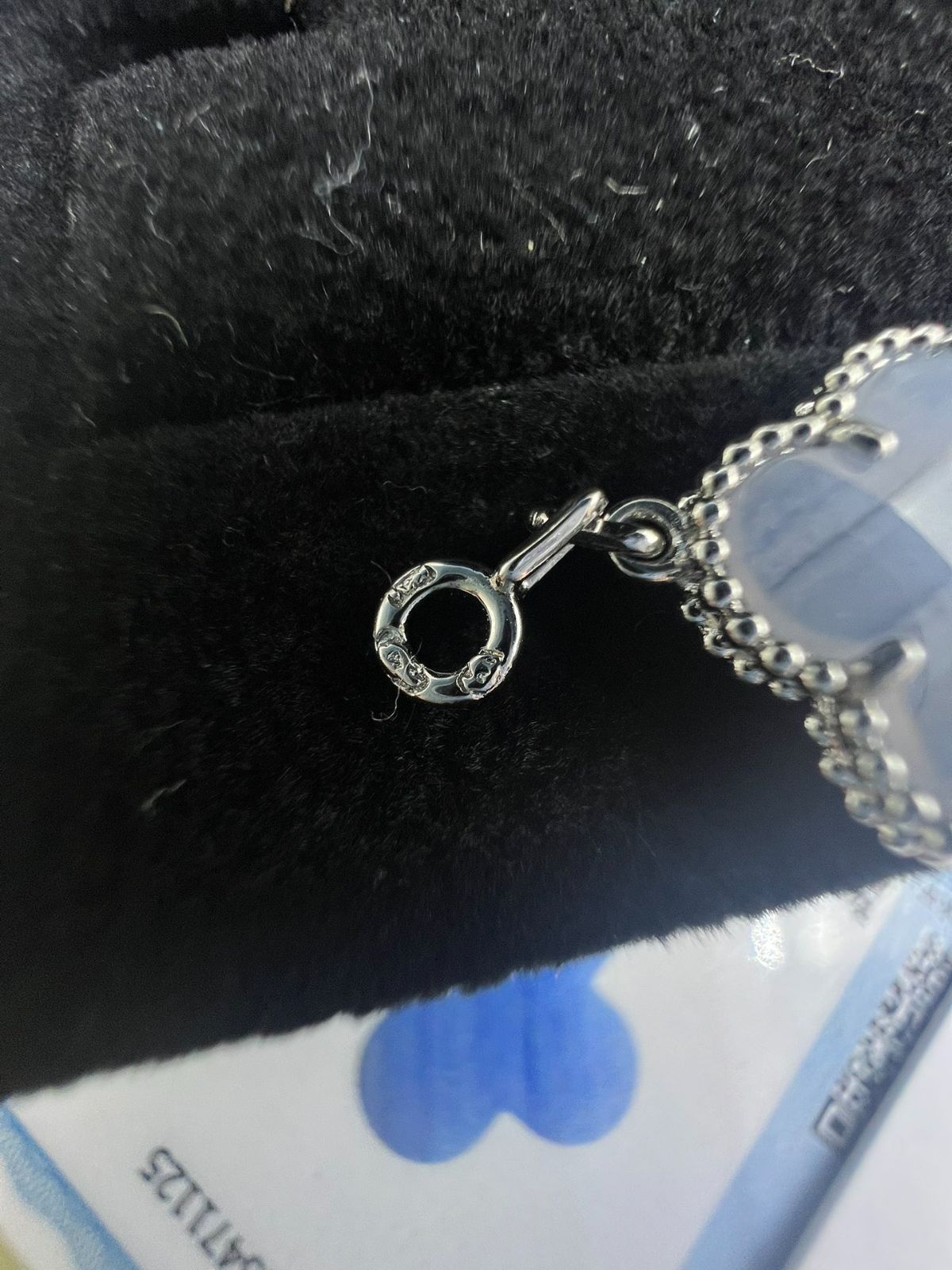 [Van Cleef & Arpels] ヴァンクリーフ＆アーペル 四つ葉のクローバー カルセドニー ブレスレット