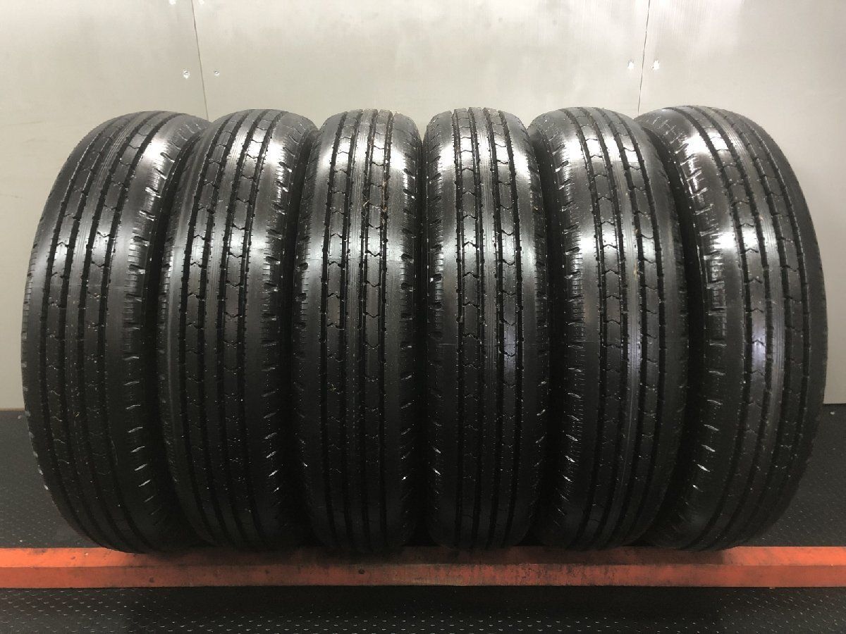 【新車外し】BS R202 205/80R17.5 120/118N LT ライトトラック用 夏タイヤ 17.5インチ 6本 25年製 ローザ シビリアン等　　(STT258)