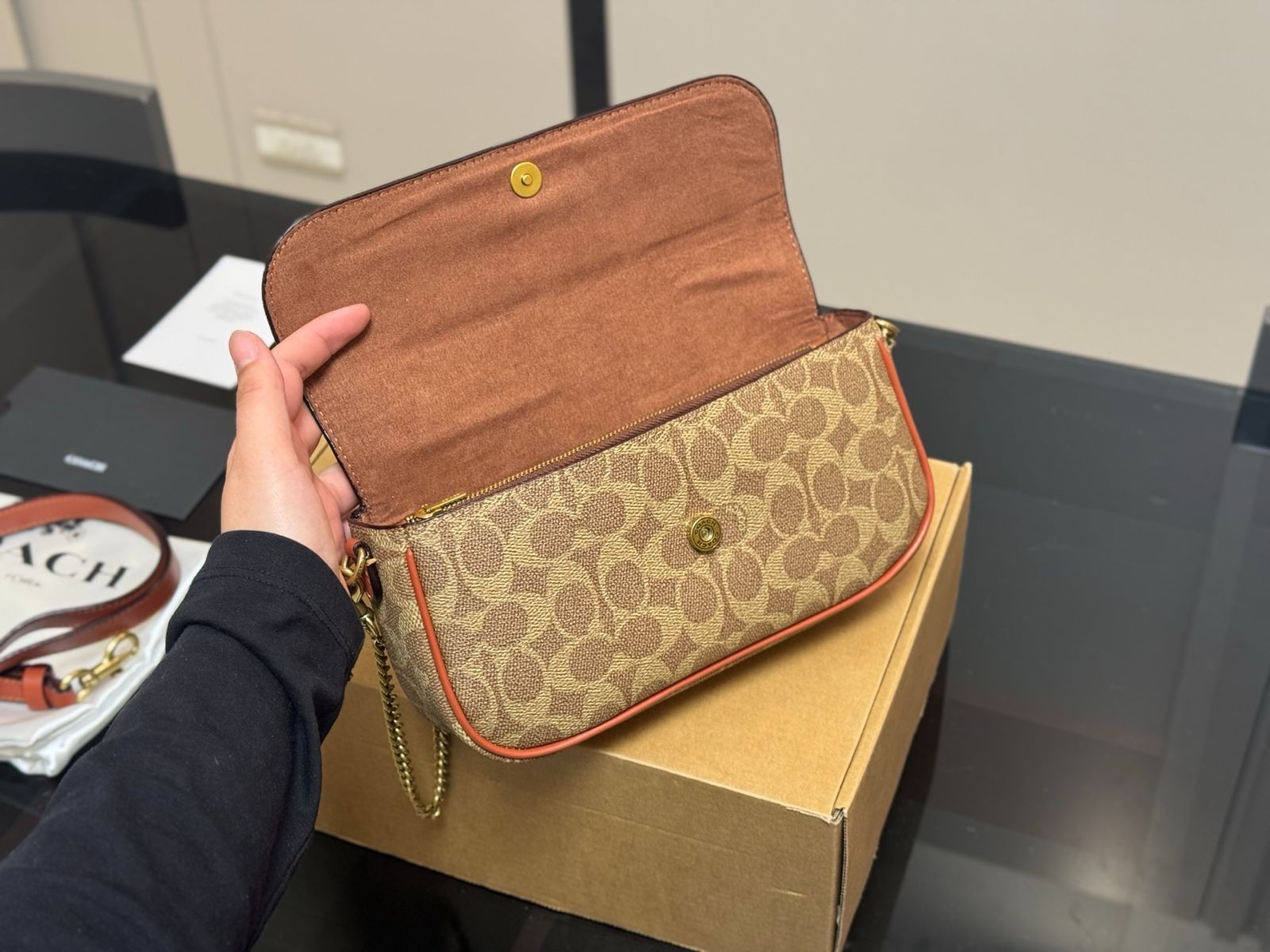【今日特価】COACH Ivy Mahjong Arm Bag コーチ アイヴィ マージャン アームバッグ-WTO輸入2