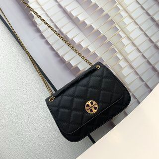 Tory Burch湯麗柏サイプレスチェーン小方形バッグ、リュックサック、手首バッグ、ポーチ、羊革ファッション菱格手提げショルダーバッグ-WTO輸入-WTO輸入1