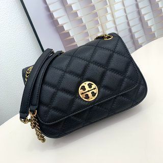 Tory Burch湯麗柏サイプレスチェーン小方形バッグ、リュックサック、手首バッグ、ポーチ、羊革ファッション菱格手提げショルダーバッグ-WTO輸入-WTO輸入1