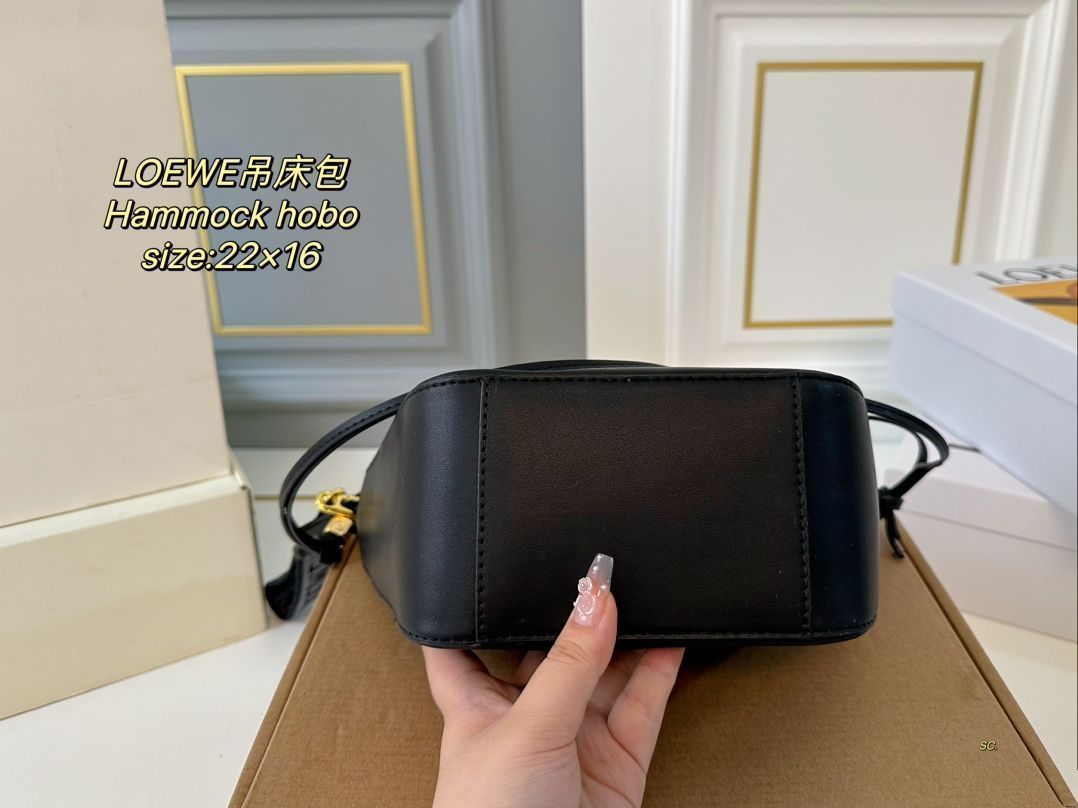 LOEWEロジェウェイハンモックホーボーハンモックバッグ、ハンドバッグ、カメラバッグ、ハンドバッグ、バックパック、バッグ、財布、小銭入れ、手首バッグ、旅行バッグ、財布、ショルダーバッグ
