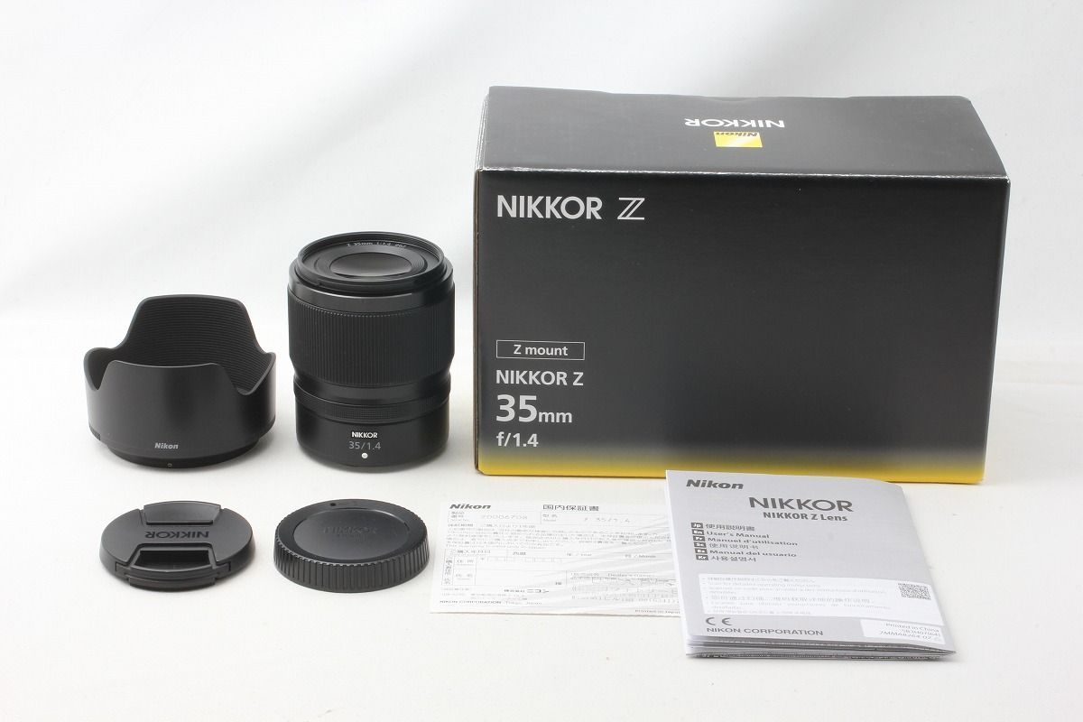 ニコン Nikon NIKKOR Z 35mm F1.4 付属品完備 元箱◇50550