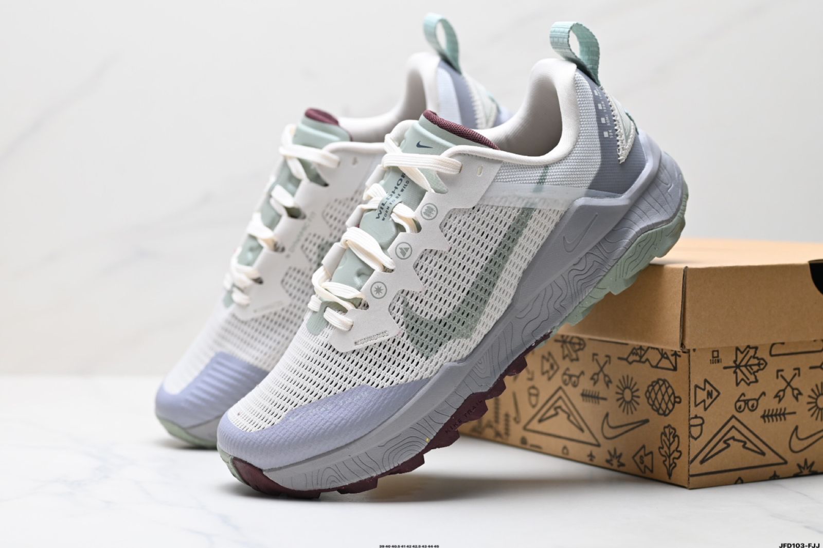 ナイキ（Nike）React Wildhorse 8 クロスカントリー アウトドア ショックアブソーブ クッション ライフスタイル スポーツ ジョギングシューズ。-MM輸入