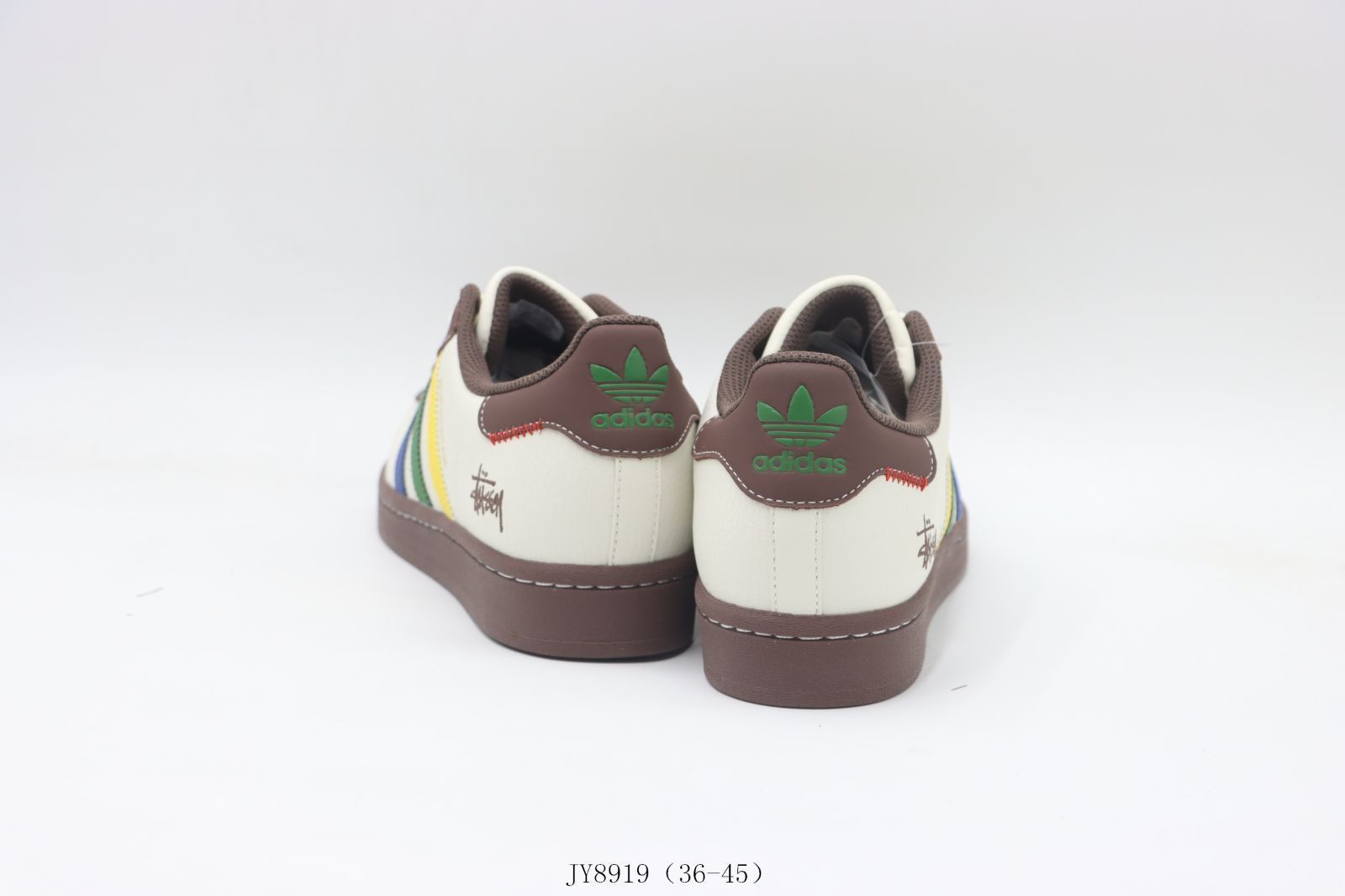 【今日特価】Adidas / アディダス ホワイト ブラウン ブルー イエロー JY8919-MM輸入