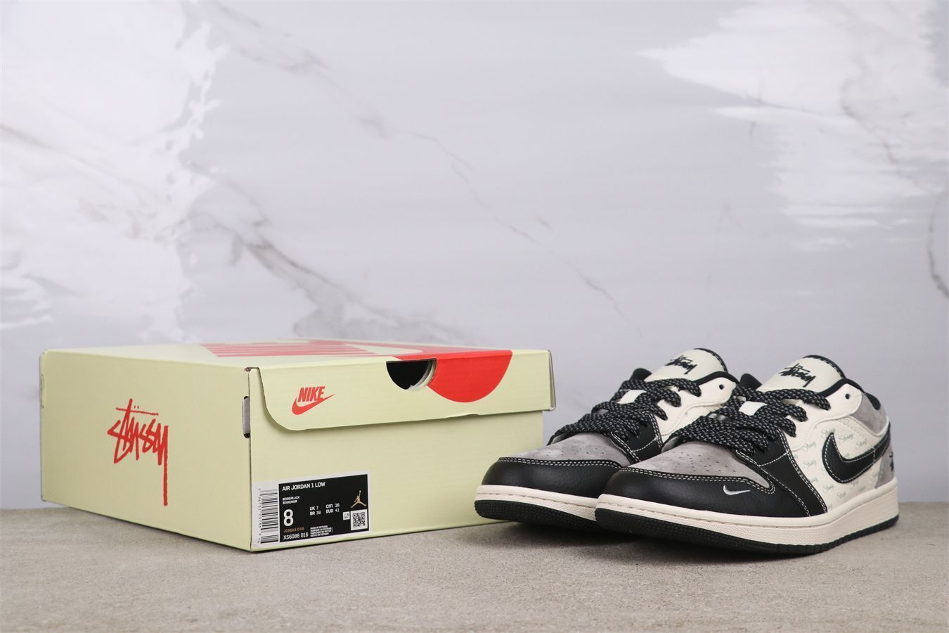 【今日特価】Air Jordan 1 XS6086 - 016 ブラックグレー-MM輸入2