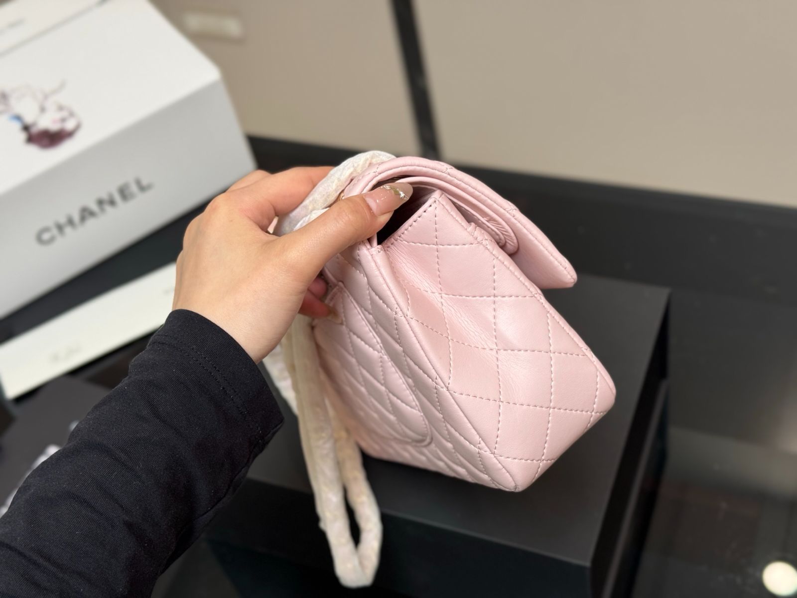 【今日特価】CHANEL CF トップグレード 羊皮紋 送料無料 今在庫限定価格 サイズ 25cm-MM輸入