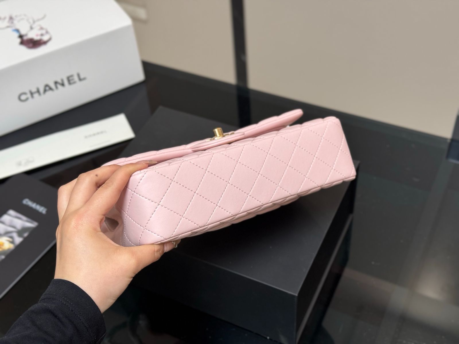 【今日特価】CHANEL CF トップグレード 羊皮紋 送料無料 今在庫限定価格 サイズ 25cm-MM輸入