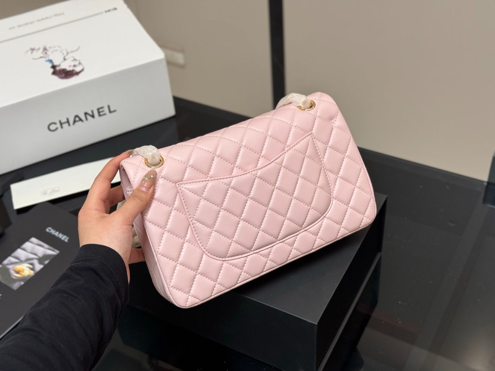【今日特価】CHANEL CF トップグレード 羊皮紋 送料無料 今在庫限定価格 サイズ 25cm-MM輸入