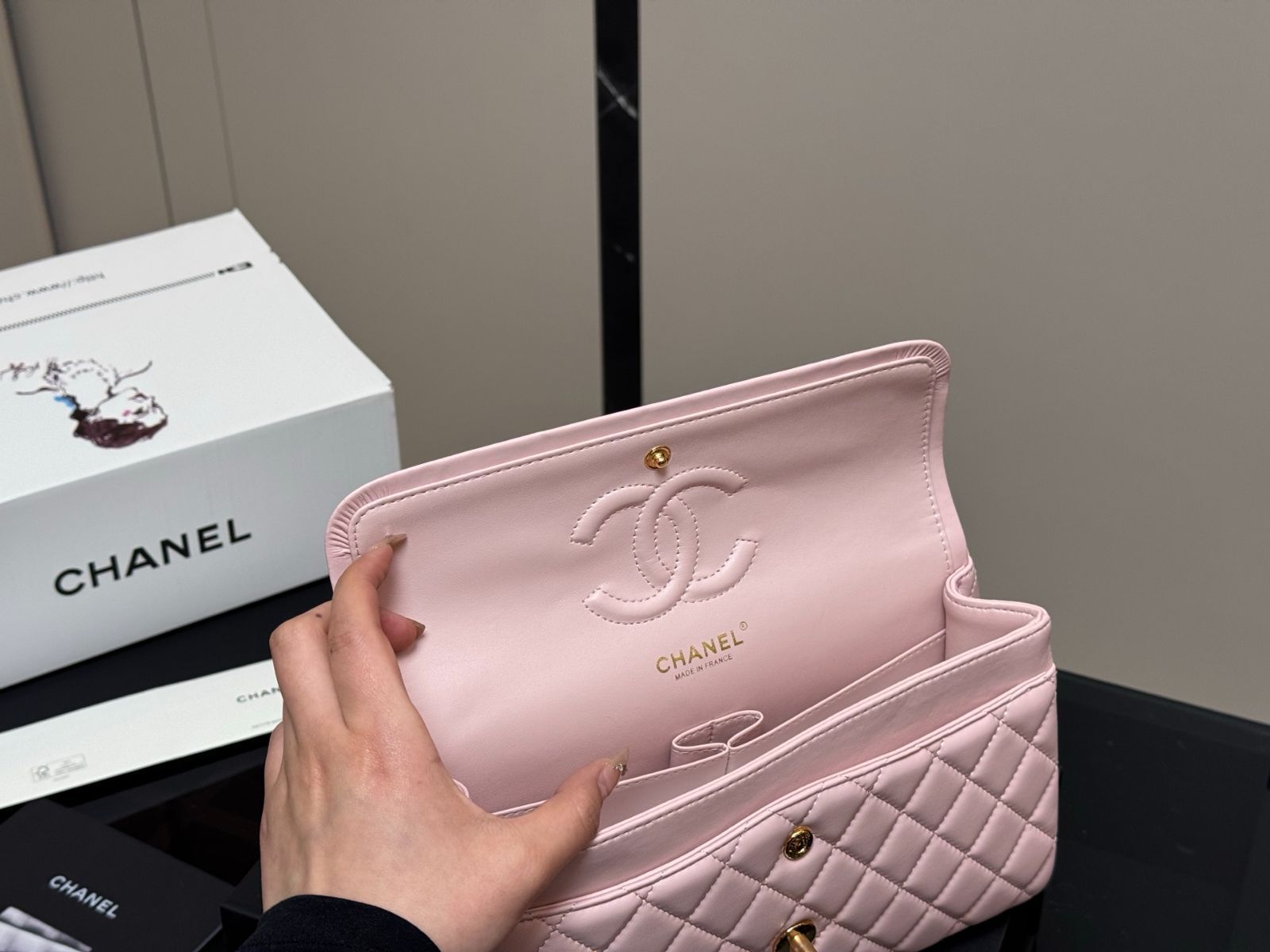 【今日特価】CHANEL CF トップグレード 羊皮紋 送料無料 今在庫限定価格 サイズ 25cm-MM輸入