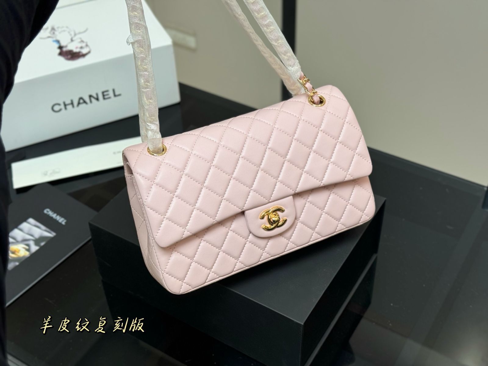【今日特価】CHANEL CF トップグレード 羊皮紋 送料無料 今在庫限定価格 サイズ 25cm-MM輸入