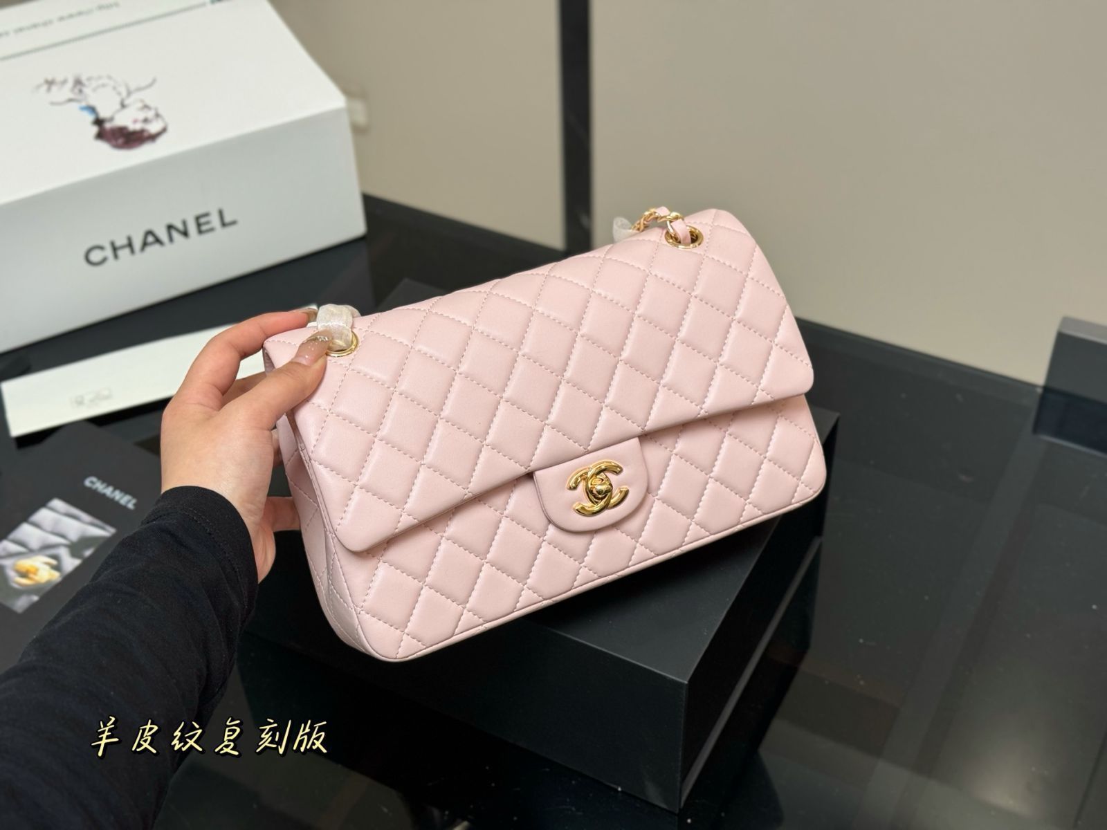【今日特価】CHANEL CF トップグレード 羊皮紋 送料無料 今在庫限定価格 サイズ 25cm-MM輸入