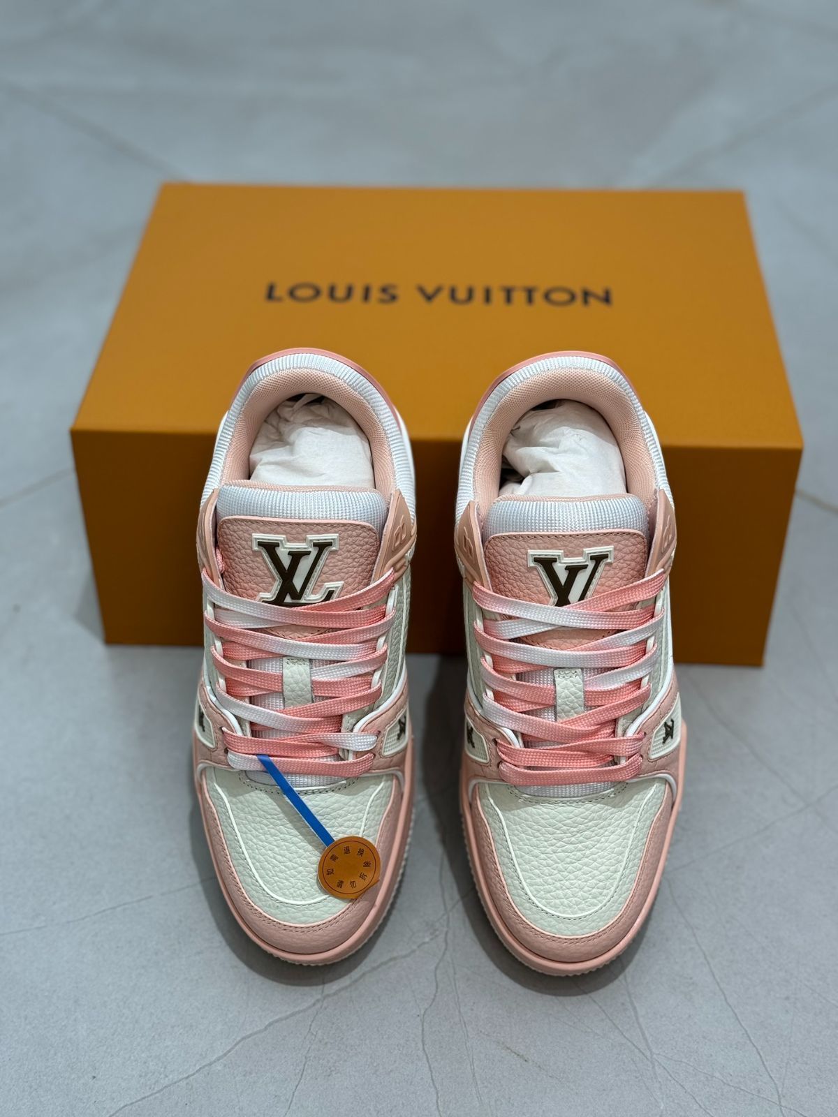 Louis Vuitton Trainer 配色 - ピンクのライチ柄｜本日限定特価｜新品未使用-MM輸入2