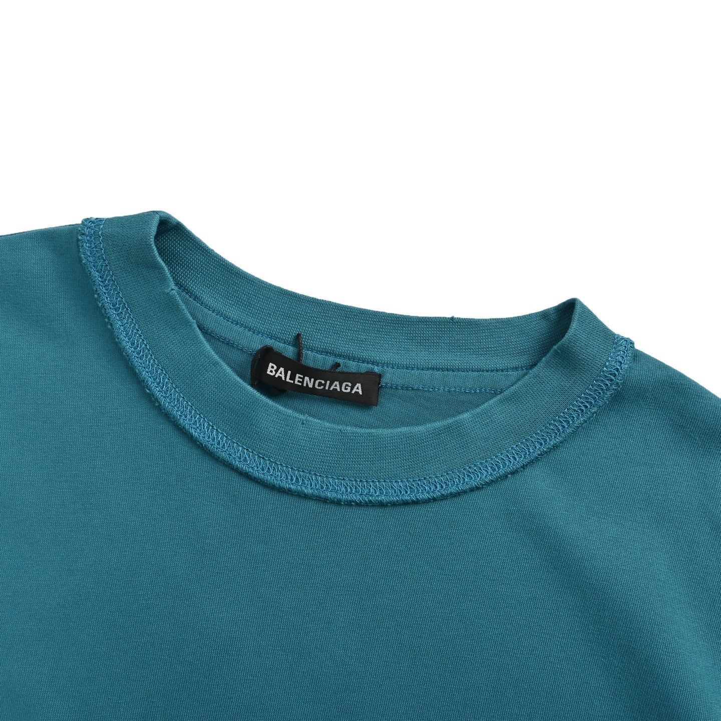 【今日特価】Balenciaga 25ss 貼布文字反縫破れ T シャツ