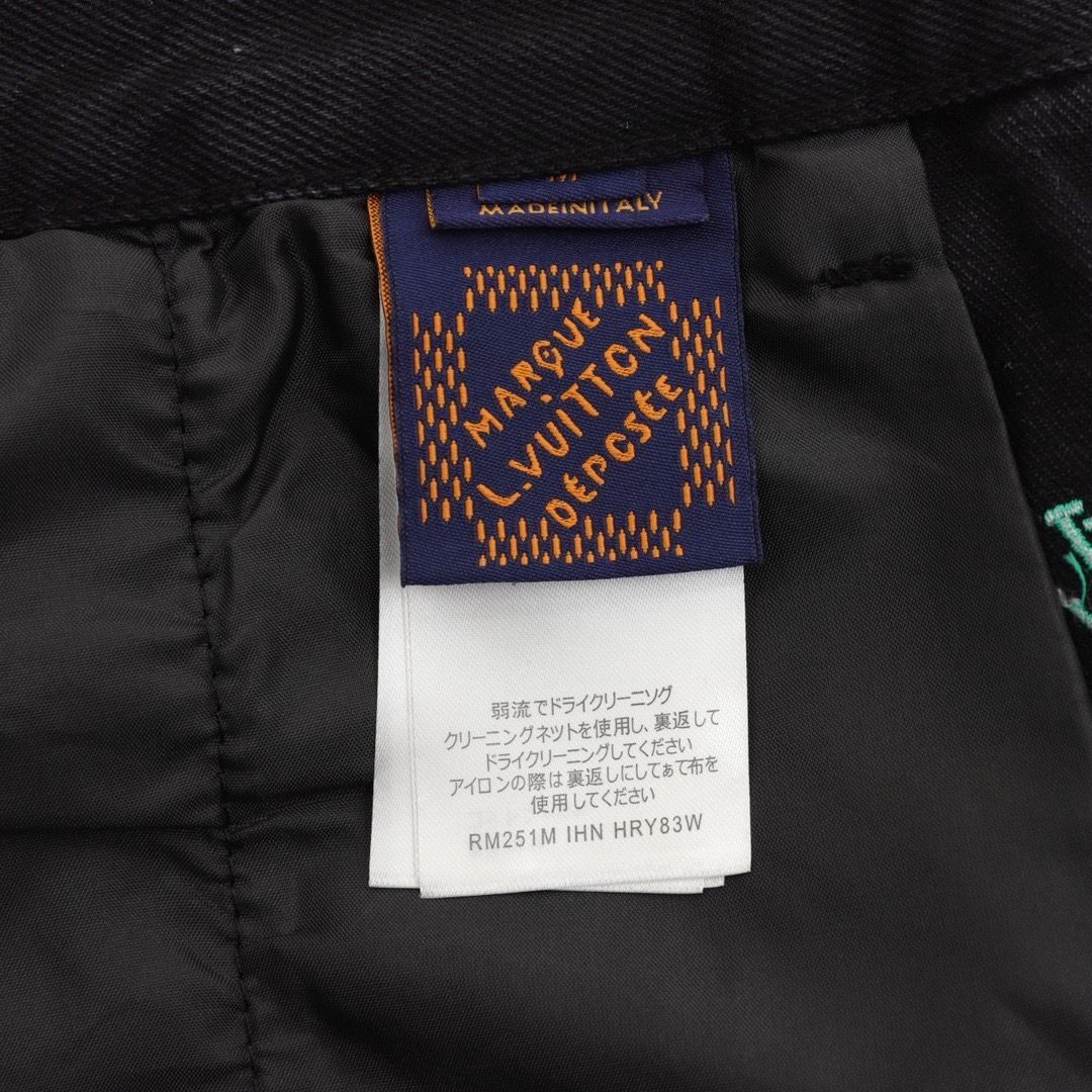 【今日特価】LOUIS VUITTON 2025SS グラデーション刺繍デニムショートパンツ 【今日特価】LOUIS VUITTON 2025SS グラデーション刺繍デニムショートパンツ