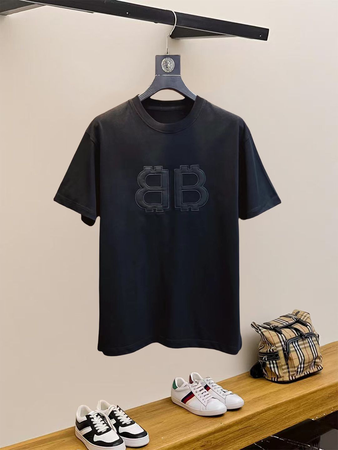 【今日特価】BALENCIAGA 2025SS 刺繍 LOGO ショートスリーブ