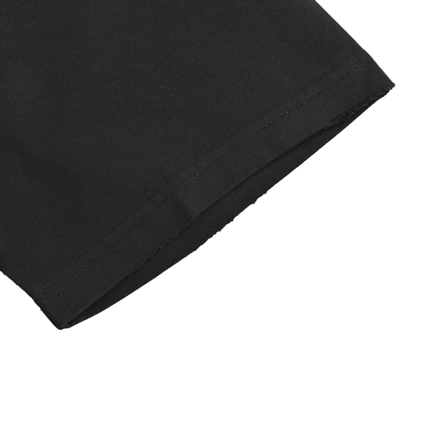 【今日特価】Chrome Hearts 赤ロゴ十字架テープ刺繍水洗 T シャツ