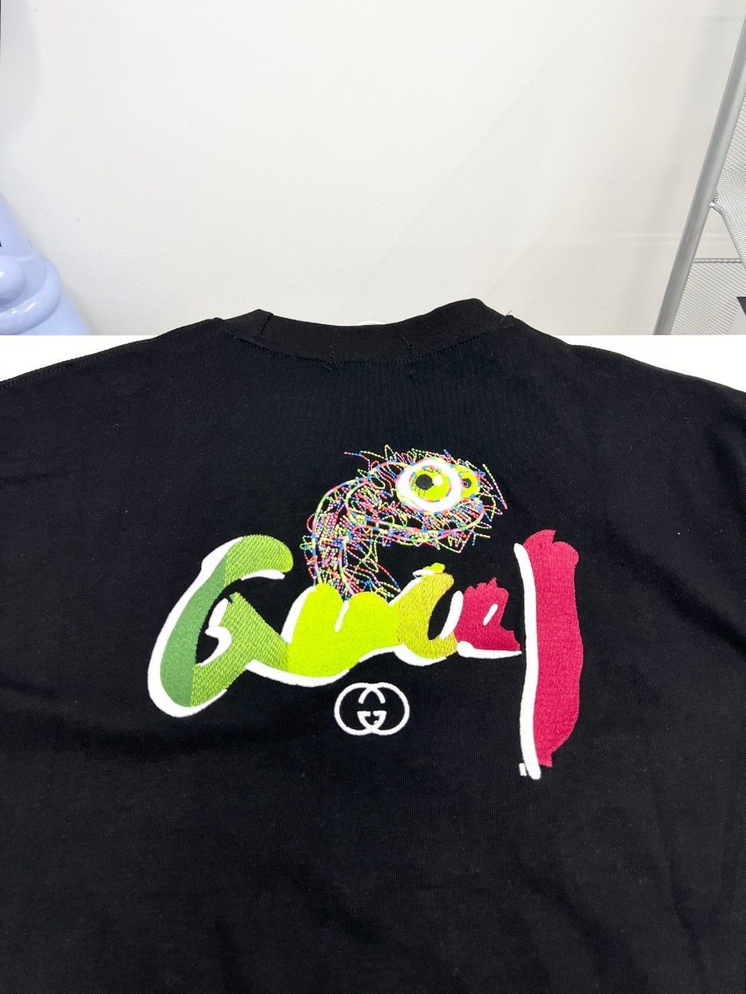 【今日特価】GUCCI 25SS 刺繍 LOGO ショートスリーブ