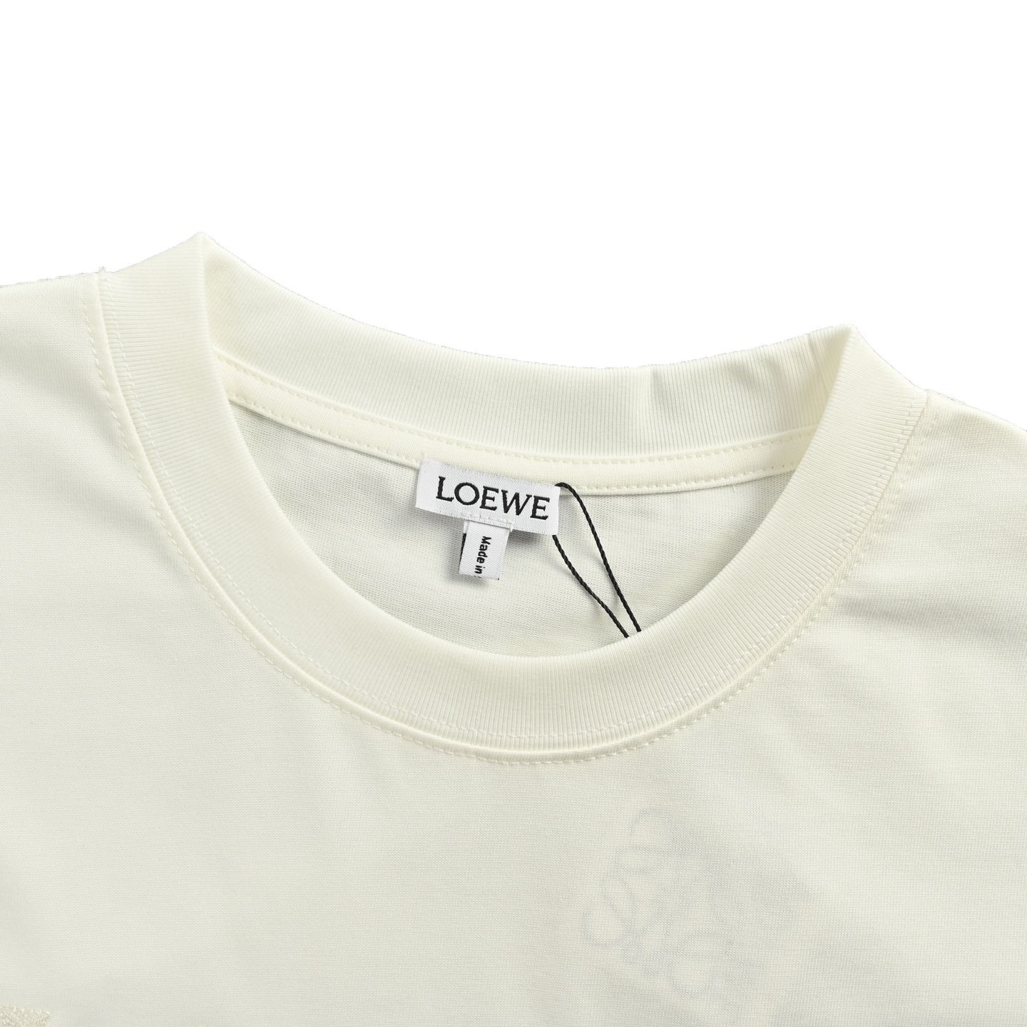 【今日特価】Loewe / ロエベ 25ss 中空刺繍クローバー T シャツ