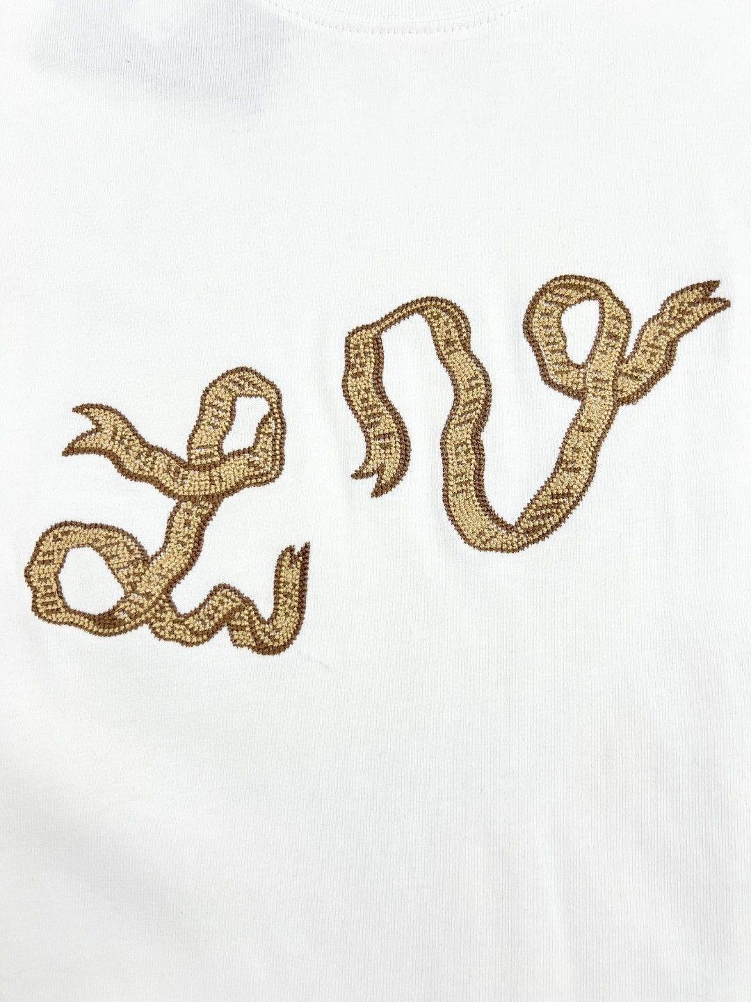 【今日特価】Louis Vuitton/LV 2025SS 重刺繍 LOGO ショートスリーブ