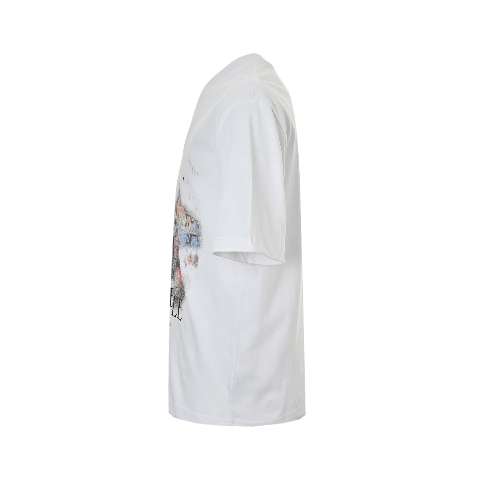 【今日特価】Balenciaga 夜景プリント T シャツ - 24S 双紗セルコットン 【今日特価】Balenciaga 夜景プリント T シャツ - 24S 双紗セルコットン