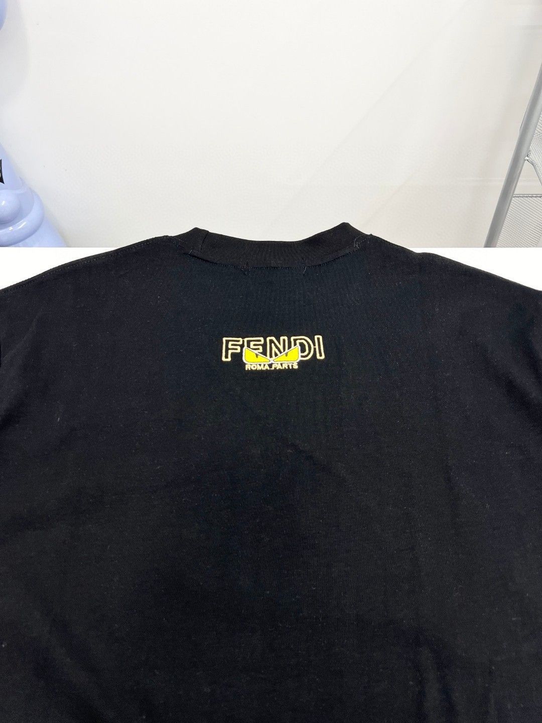 【今日特価】FENDI 2025SS 重刺繍 LOGO ショートスリーブ