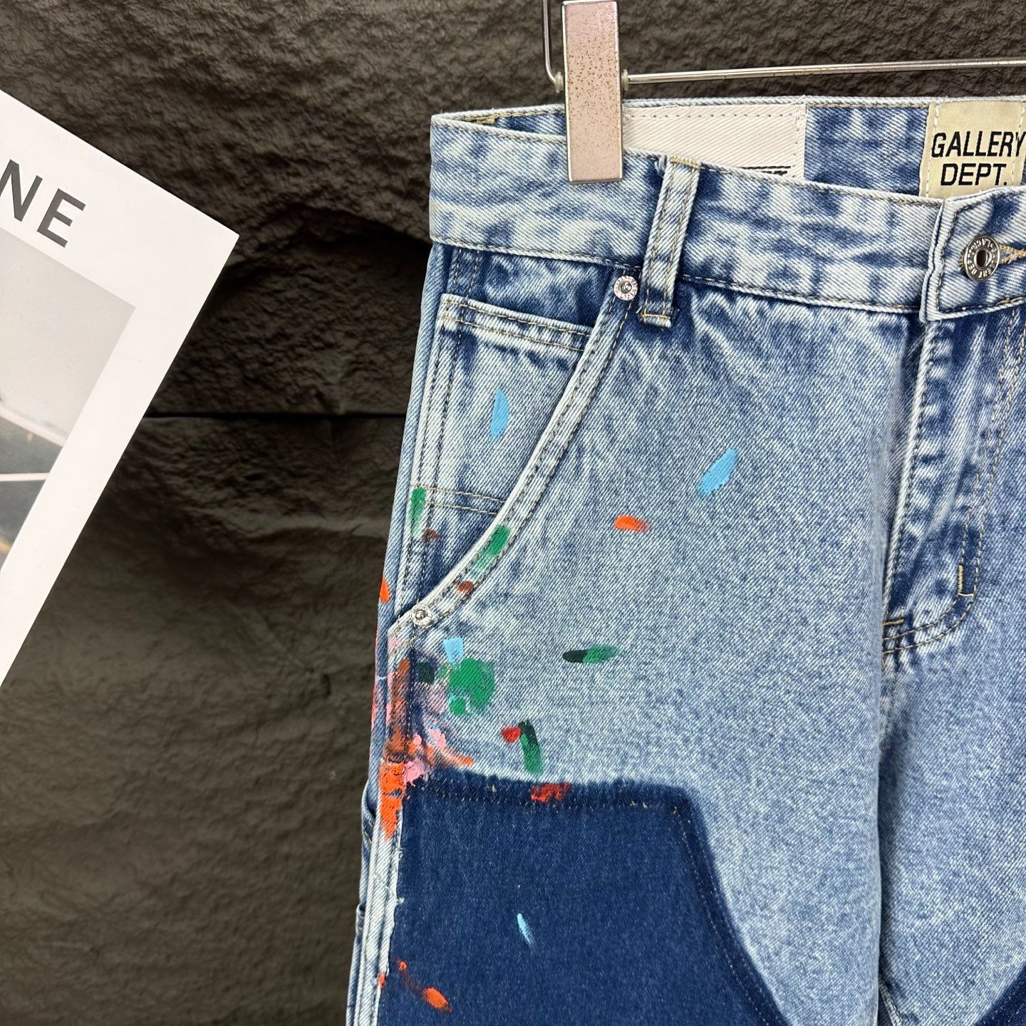 【今日特価】GALLERY DEPT. 2025 スプラッシュ カップル向け 水洗ミニ喇叭デニム