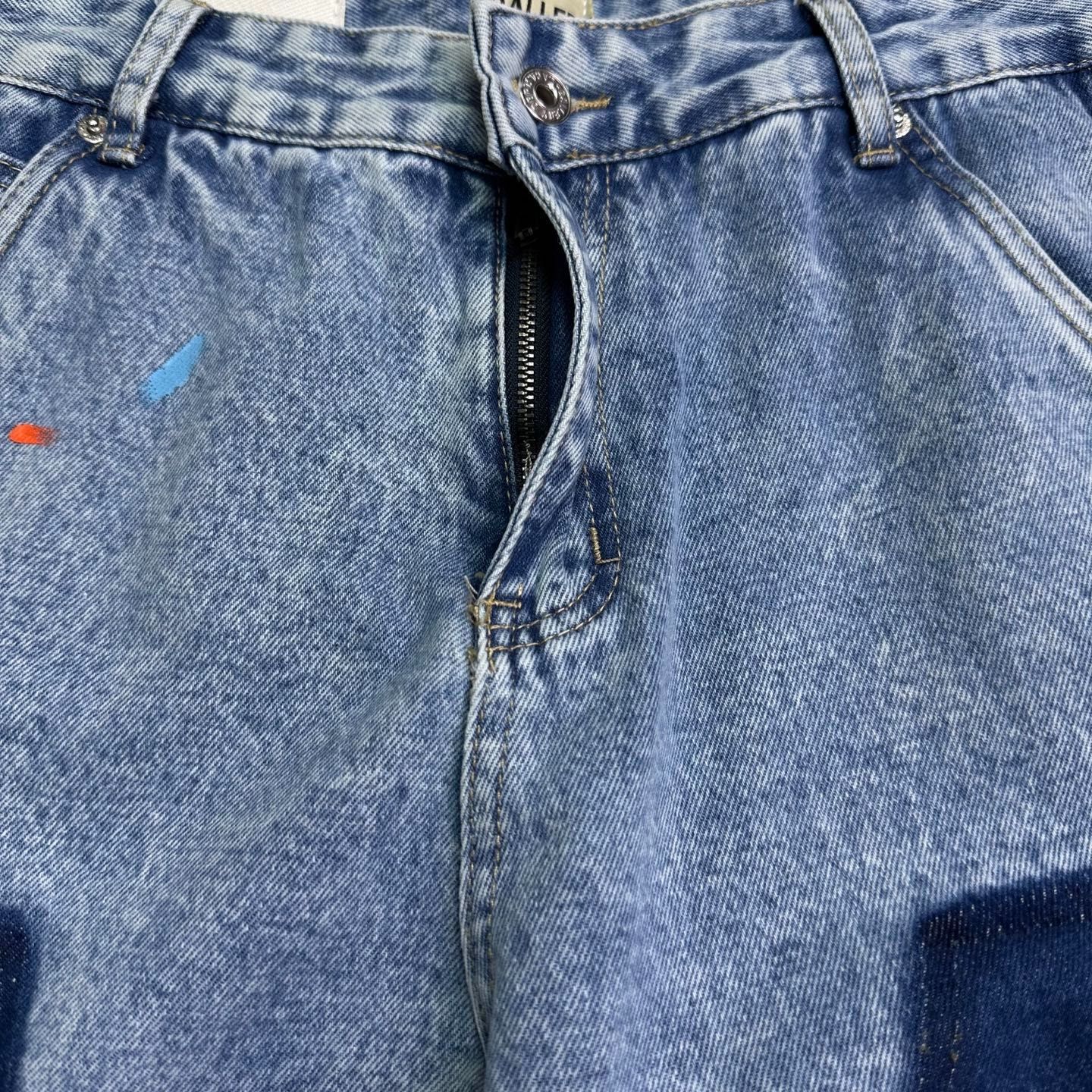 【今日特価】GALLERY DEPT. 2025 スプラッシュ カップル向け 水洗ミニ喇叭デニム