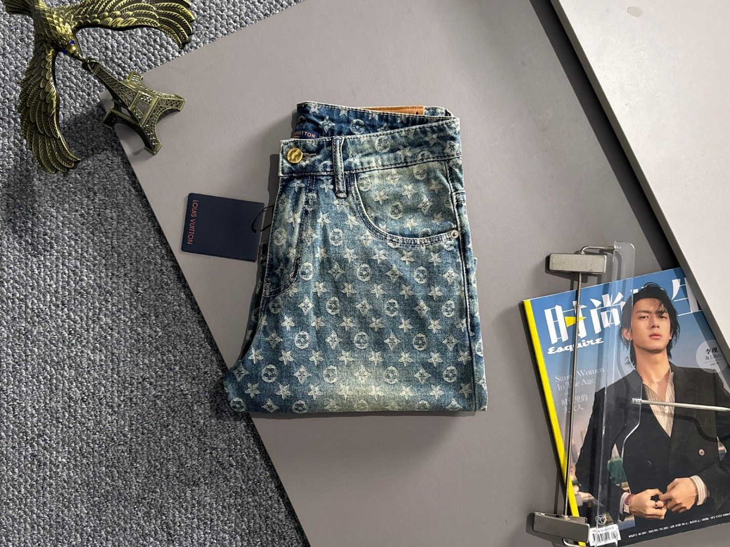 【今日特価】LV 2025SS デニムショートパンツ（日本産デニム使用