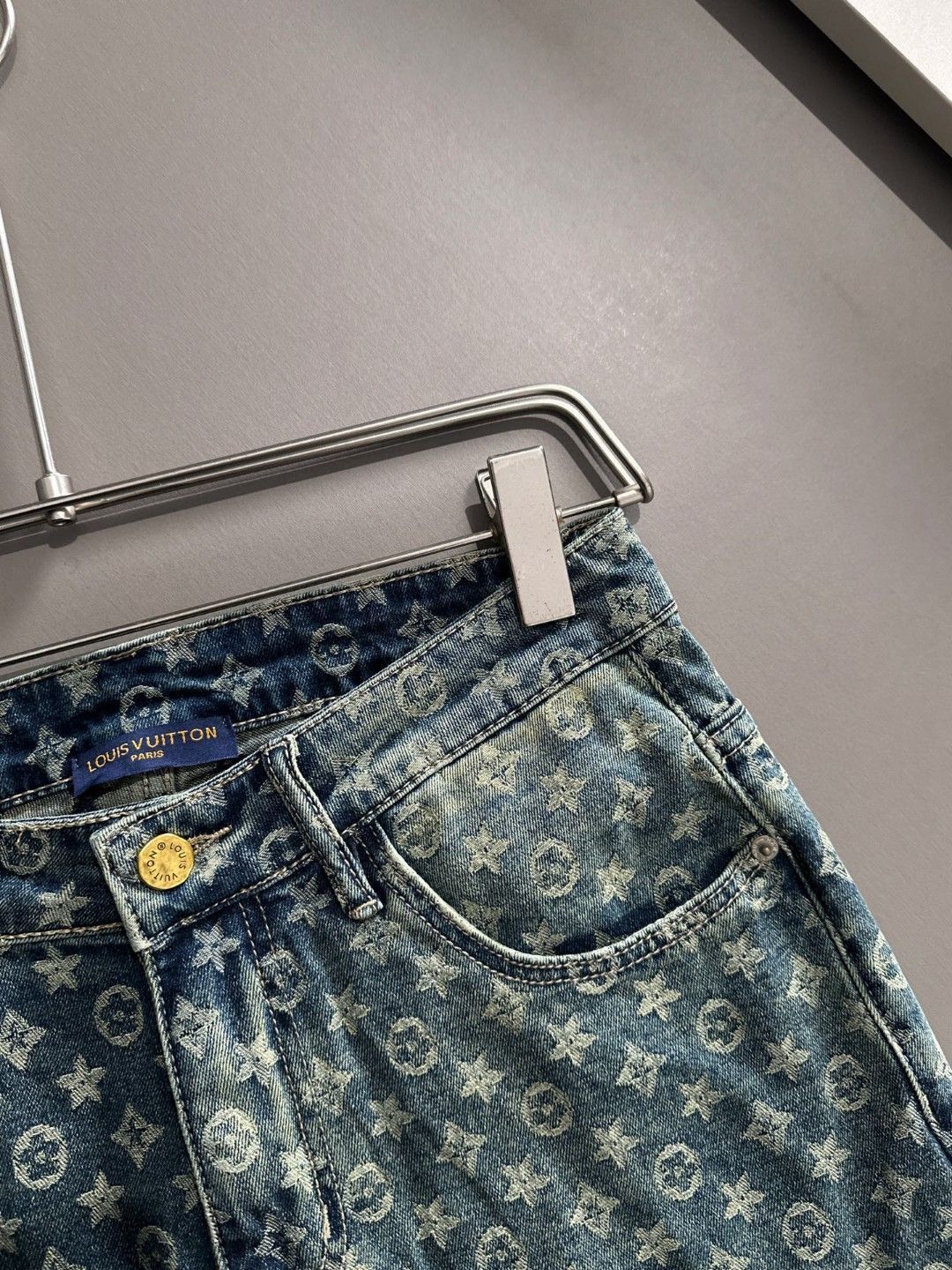 【今日特価】LV 2025SS デニムショートパンツ（日本産デニム使用