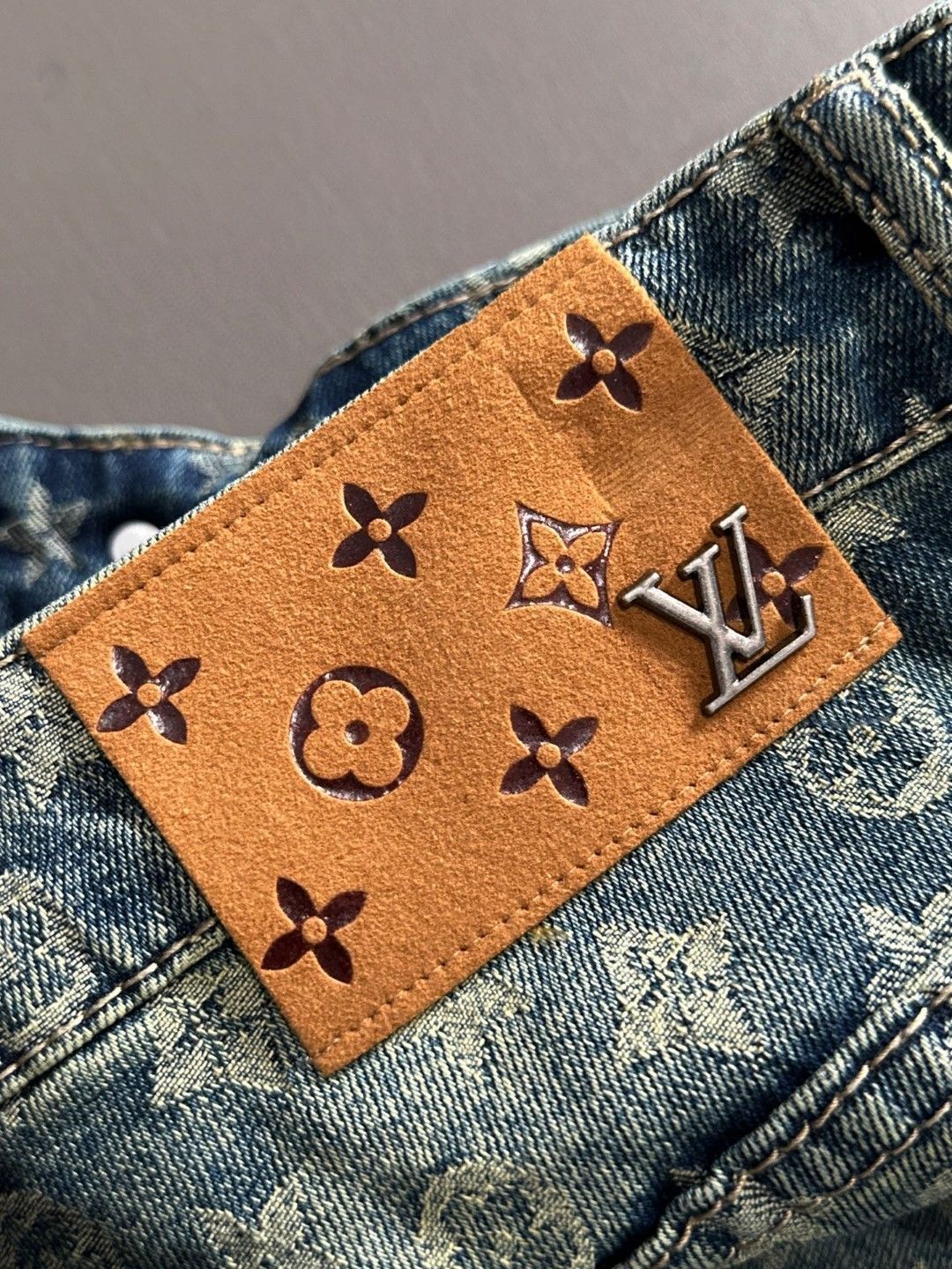 【今日特価】LV 2025SS デニムショートパンツ（日本産デニム使用
