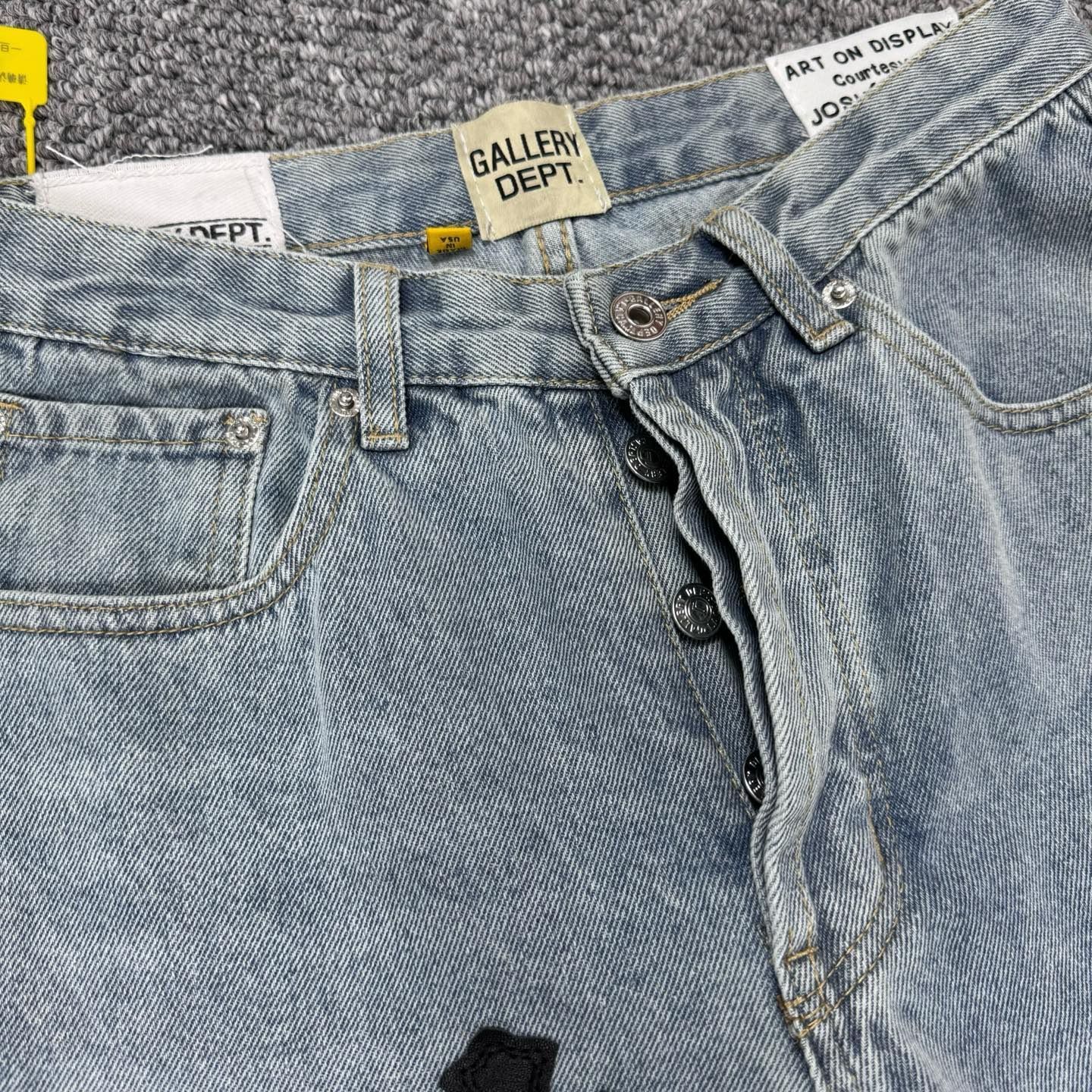【今日特価】GALLERY DEPT. Vintage クロスステッチ デニムパンツ 【今日特価】GALLERY DEPT. Vintage クロスステッチ デニムパンツ