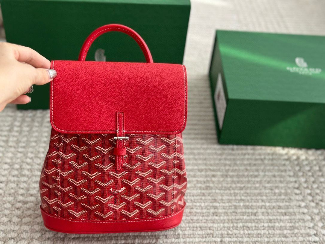 【今日特価】Alpin mini Goyard ゴヤード ミニ両肩バッグ 20×23cm ～長く愛用できるレジャースタイル～