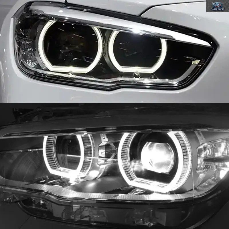 LEDエンジェルアイヘッドライトDRLモジュールランプ BMW 1シリーズ F20 F21 LCI 2015 - 18 ホワイトデイタイムランニングランプ 6311742842