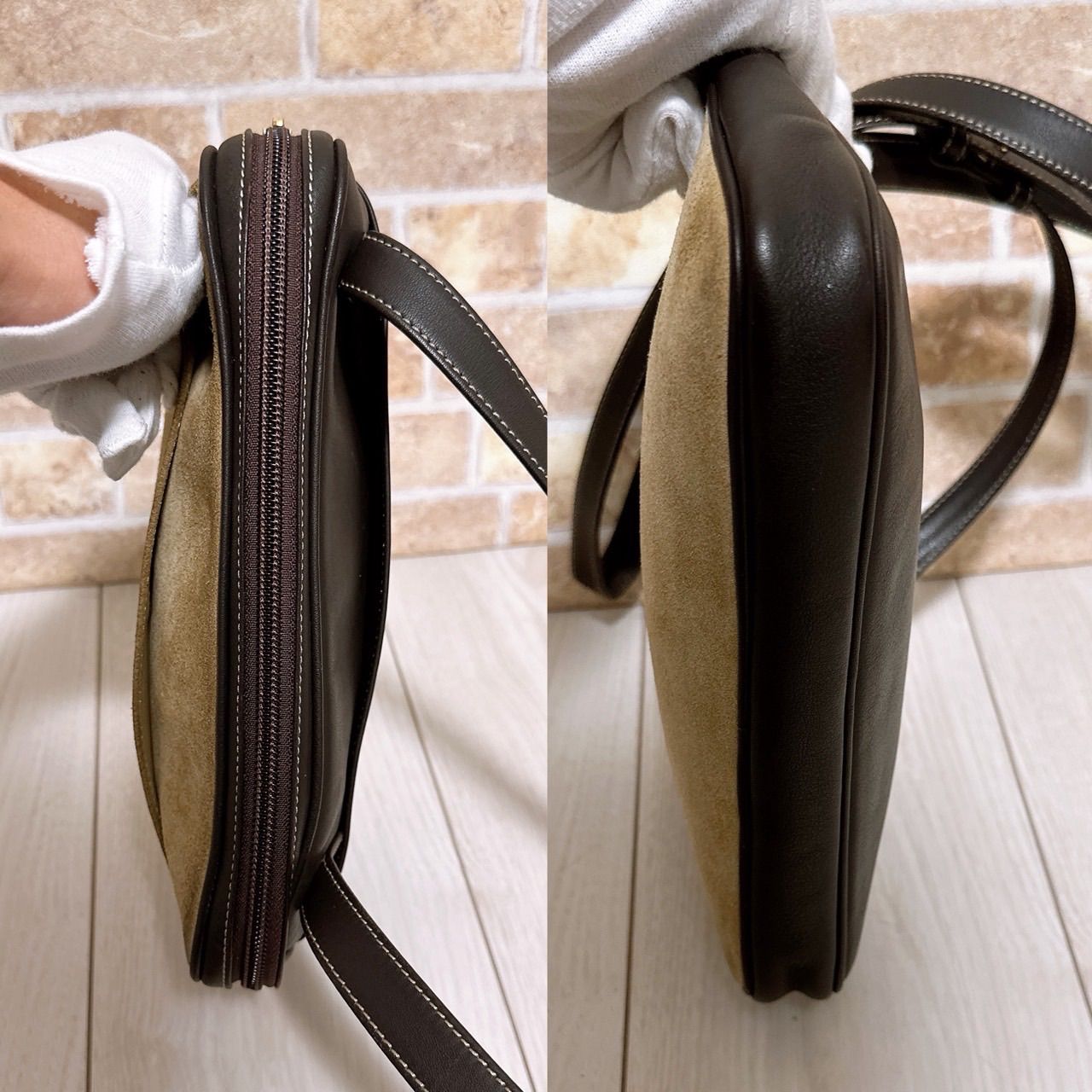 (美品) LOEWE(ロエベ)ショルダーバッグ スエード