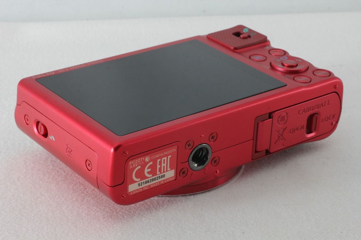 キヤノン Canon PowerShot SX620 HS レッド ストラップ付◇50570