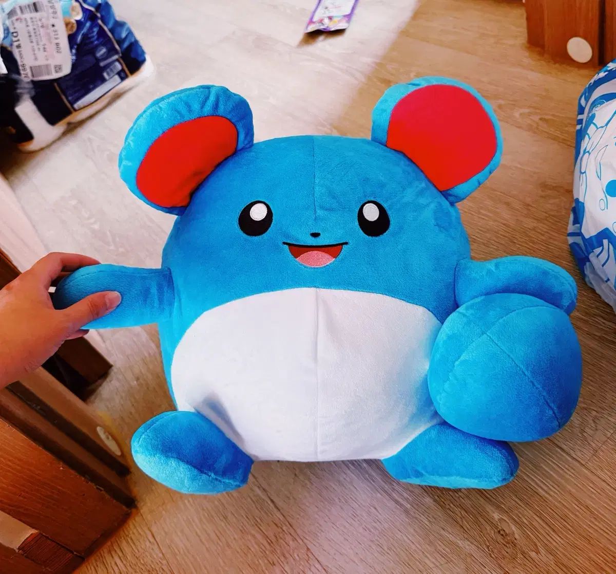 日本 ぬいぐるみガチャ ポケットモンスター 正規品 ぬいぐるみ 大型 マリル