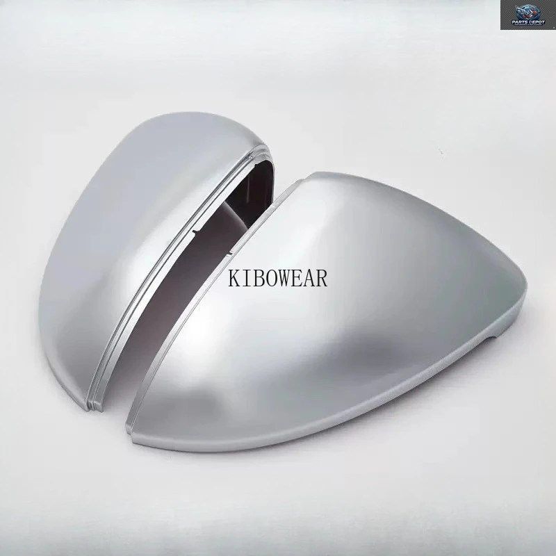 2個入り シルバーマットキャップ VW ゴルフ 7 サイドミラーカバー ドアウィング MK7 VII GTI R GTD GTE E-GOLF SPORTSVAN CITY-GOLF 2013-2