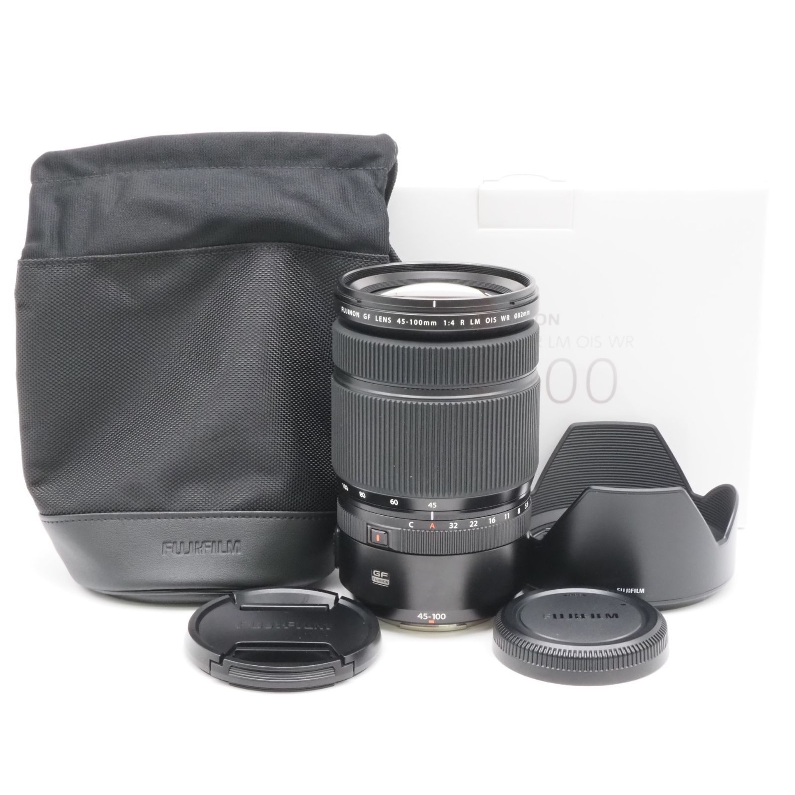 FUJIFILM GF 45-100mm F4 R LM OIS WR Gマウント 交換レンズ フジノン ズーム 標準 45-100mm F4通し 防塵防滴耐低温 リニアモーター(静音) 絞りリング