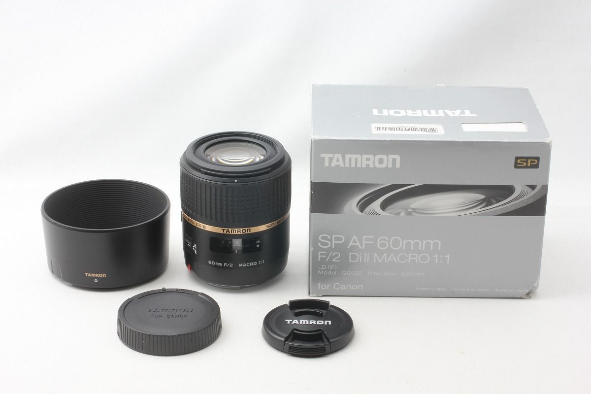 キヤノン用 TAMRON SP 60mm F2 di ii macro マクロ タムロン TAMRON SP