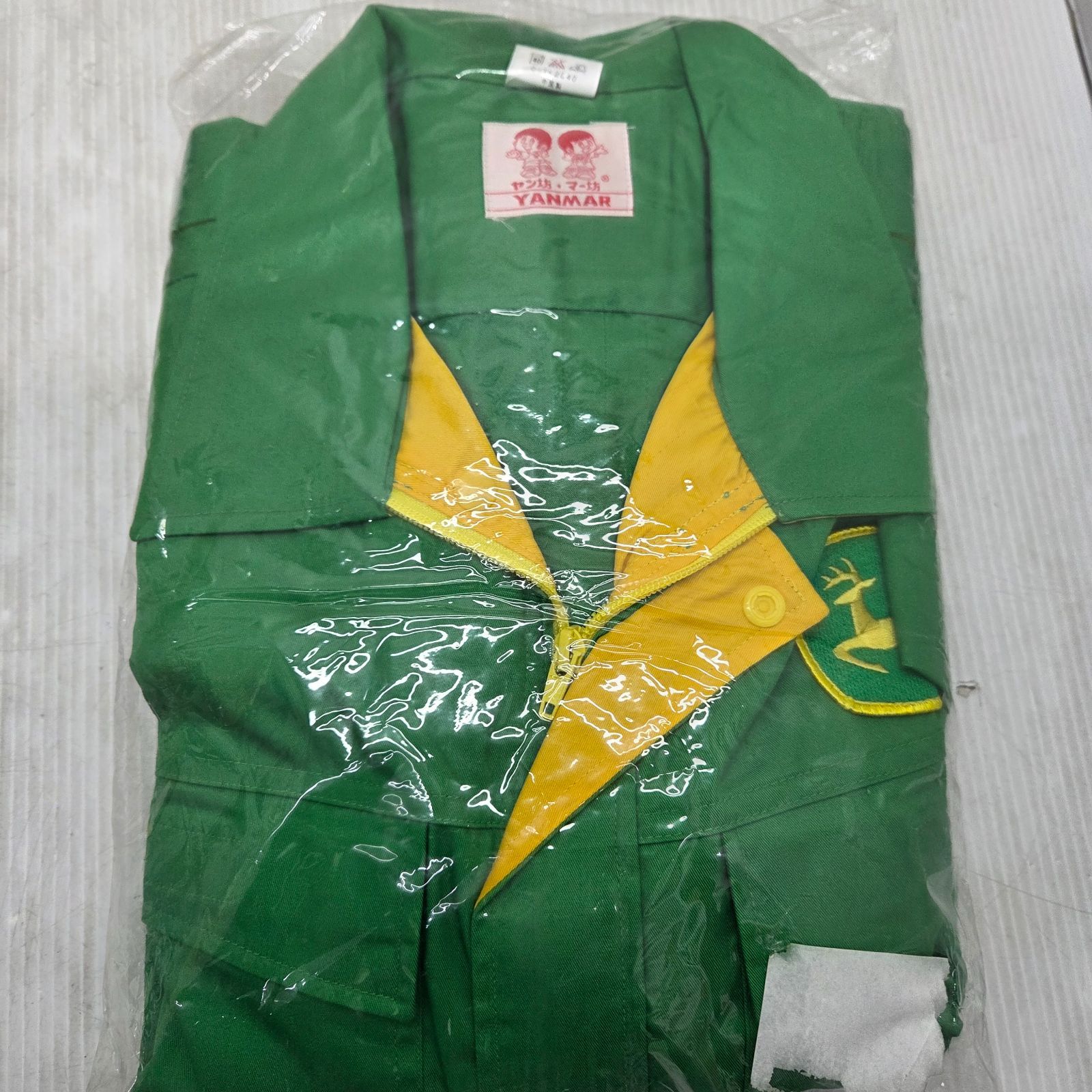 6 S05140 ヤン坊・マー坊 YANMAR John Deere ジョンディア 長袖 つなぎ 作業着 3L サイズ 衣類 メンズ 未使用