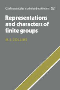 [1A]Representations of Finite Groups (Cambridge Studies in Advanced Mathematics Series Number 22)