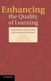 [2D]Enhancing the Quality of Learning: Dispositions Instruction and Learning Processes