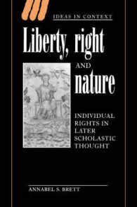 [2B]Liberty Right and Nature: Individual Rights in Later Scholastic Thought (Ideas in Context Series Number 44)