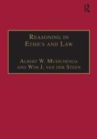 [2G]Reasoning in Ethics and Law: The Role of Theory Principles and Facts (Avebury Series in Philosophy)