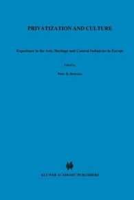 [2B]Privatization and Culture: Experiences in the Arts Heritage and Cultural Industries in Europe